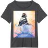 imageMarvel Studios Thunderbolts Comic Art Bucky Barnes Snow Jump TShirtDark Heather Grey
