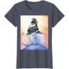 imageMarvel Studios Thunderbolts Comic Art Bucky Barnes Snow Jump TShirtHeather Blue