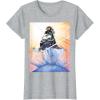 imageMarvel Studios Thunderbolts Comic Art Bucky Barnes Snow Jump TShirtHeather Grey