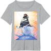 imageMarvel Studios Thunderbolts Comic Art Bucky Barnes Snow Jump TShirtHeather Grey