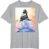 imageMarvel Studios Thunderbolts Comic Art Bucky Barnes Snow Jump TShirtHeather Grey
