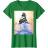 imageMarvel Studios Thunderbolts Comic Art Bucky Barnes Snow Jump TShirtKelly Green