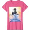 imageMarvel Studios Thunderbolts Comic Art Bucky Barnes Snow Jump TShirtPink Heather