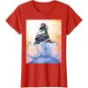 imageMarvel Studios Thunderbolts Comic Art Bucky Barnes Snow Jump TShirtRed