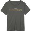 imageMarvel Studios Thunderbolts Movie Logo TShirtAsphalt Grey