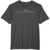 imageMarvel Studios Thunderbolts Movie Logo TShirtDark Heather Grey