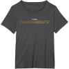 imageMarvel Studios Thunderbolts Movie Logo TShirtDark Heather Grey