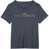 imageMarvel Studios Thunderbolts Movie Logo TShirtHeather Blue