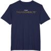 imageMarvel Studios Thunderbolts Movie Logo TShirtNavy Blue