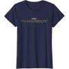 imageMarvel Studios Thunderbolts Movie Logo TShirtNavy Blue