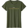 imageMarvel Studios Thunderbolts Movie Logo TShirtOlive Green