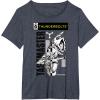 imageMarvel Studios Thunderbolts Taskmaster BampampW Comic Cover 4 TShirtHeather Blue