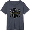 imageMarvel Studios Thunderbolts Team Glitched with Logo TShirtHeather Blue