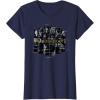 imageMarvel Studios Thunderbolts Team Glitched with Logo TShirtNavy Blue