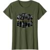 imageMarvel Studios Thunderbolts Team Glitched with Logo TShirtOlive Green