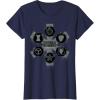 imageMarvel Studios Thunderbolts quotDisposable Delinquentsquot Team TShirtNavy Blue