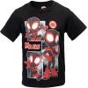 imageMarvel TShirt and Mesh Shorts Outfit Set Toddler to Big Kid Sizes 2T  1416BlackGray