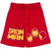 imageMarvel TShirt and Mesh Shorts Outfit Set Toddler to Big Kid Sizes 2T  1416Gray  Red  Iron Man