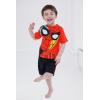 imageMarvel TShirt and Mesh Shorts Outfit Set Toddler to Big Kid Sizes 2T  1416Red  Black  Spiderman