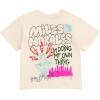 imageMarvel TShirt and Mesh Shorts Outfit Set Toddler to Big Kid Sizes 2T  1416White  Gray  Miles Morales