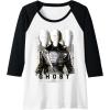imageMarvel Thunderbolts Ava Starr Ghost Showcase Raglan Baseball TeeBlackWhite