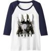 imageMarvel Thunderbolts Ava Starr Ghost Showcase Raglan Baseball TeeNavy BlueWhite