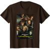 imageMarvel Thunderbolts Careful Who You Assemble Team Poster TShirtBrown