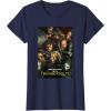 imageMarvel Thunderbolts Careful Who You Assemble Team Poster TShirtNavy Blue