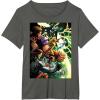 imageMarvel Thunderbolts Comic Cover Art Bucky and Team TShirtAsphalt Grey