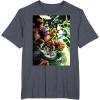 imageMarvel Thunderbolts Comic Cover Art Bucky and Team TShirtHeather Blue