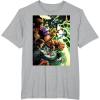 imageMarvel Thunderbolts Comic Cover Art Bucky and Team TShirtHeather Grey
