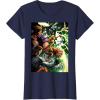 imageMarvel Thunderbolts Comic Cover Art Bucky and Team TShirtNavy Blue