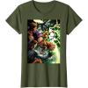imageMarvel Thunderbolts Comic Cover Art Bucky and Team TShirtOlive Green