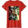 imageMarvel Thunderbolts Comic Cover Art Bucky and Team TShirtRed