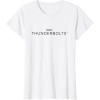 imageMarvel Thunderbolts Movie Black Logo TShirtWhite