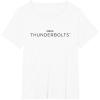 imageMarvel Thunderbolts Movie Black Logo TShirtWhite