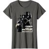imageMarvel Thunderbolts Super Soldiers Panels Showcase TShirtAsphalt Grey