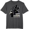 imageMarvel Thunderbolts Super Soldiers Panels Showcase TShirtDark Heather Grey
