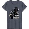imageMarvel Thunderbolts Super Soldiers Panels Showcase TShirtHeather Blue