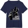 imageMarvel Thunderbolts Super Soldiers Panels Showcase TShirtNavy Blue