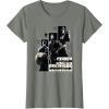 imageMarvel Thunderbolts Super Soldiers Panels Showcase TShirtOlive Heather