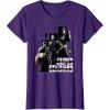 imageMarvel Thunderbolts Super Soldiers Panels Showcase TShirtPurple