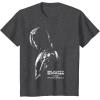 imageMarvels Thunderbolts  Bucky Barnes Silhouette TShirtDark Heather Grey