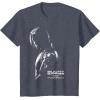 imageMarvels Thunderbolts  Bucky Barnes Silhouette TShirtHeather Blue