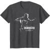 imageMarvels Thunderbolts  Taskmaster Silhouette TShirtDark Heather Grey