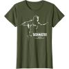 imageMarvels Thunderbolts  Taskmaster Silhouette TShirtOlive Green