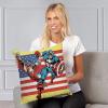 imageNorthwest Captain America Pillow 18quot x 18quot Star AvengerCaptain and Falcon