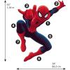 imageRoomMates Marvel Ultimate SpiderMan Giant Peel and Stick Wall Decals by RoomMates RMK4831GM Red Blue Yellow