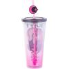 imageSilver Buffalo Marvel Avengers SpiderMan Plastic Cold Cup with Lid and Straw Topper 24 OuncesBuffy the Vampire Slayer