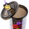 imageSilver Buffalo Marvel Avengers SpiderMan Plastic Cold Cup with Lid and Straw Topper 24 OuncesFive Night at Freddys I Survived
